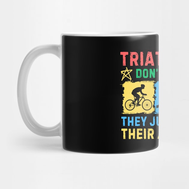 Retro Triathlete Quote by The WYLD Tribe